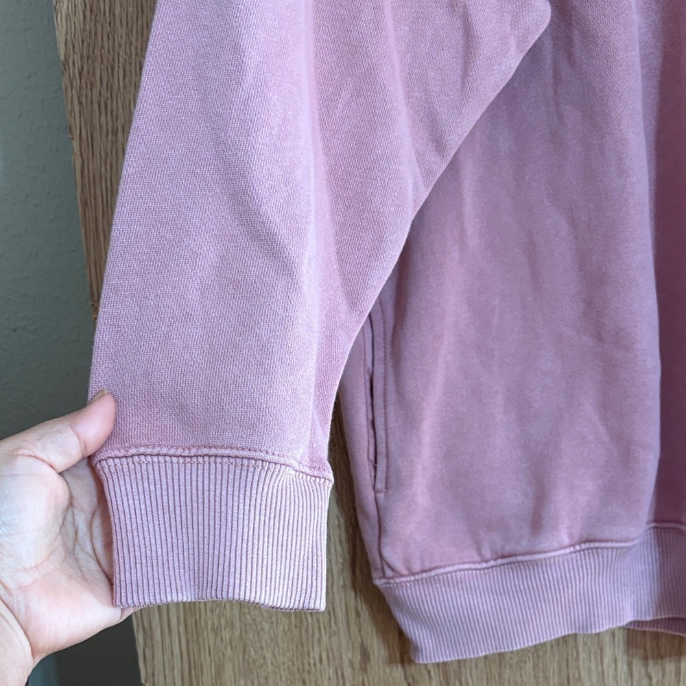 Aerie Soft Pink Textured sweatshirt - Picture 4 of 11